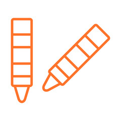 crayons Icon Design