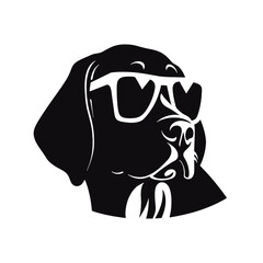 portrait of the dog Beagle. Vector illustration