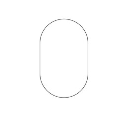 Obraz premium Arch and Oval SVG