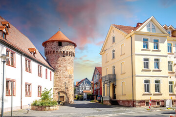 Fototapeta na wymiar Altstadt, Schmalkalden, Deutschland 