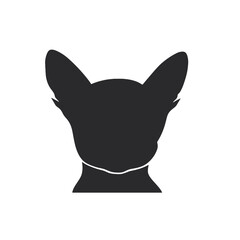  Chihuahua Silhouettes, Chihuahua Silhouettes Showcase, Chihuahua Silhouette Black and White - illustration