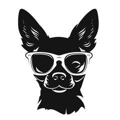 Chihuahua with sunglasses