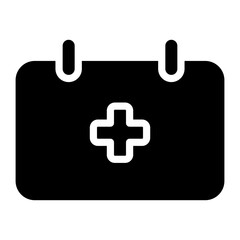 Obraz premium doctor schedule icon