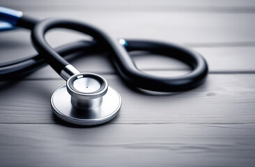 Medical background with stethoscope.