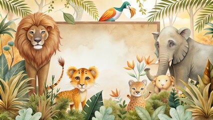 animals in the jungle