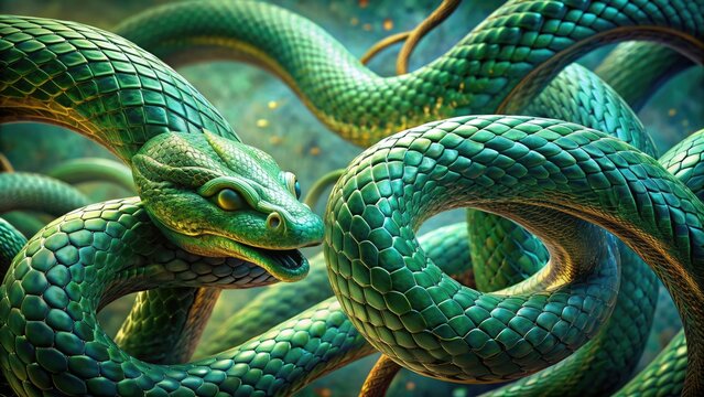 green snake