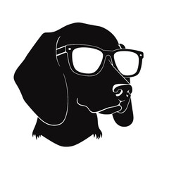 Silhouette of dachshund