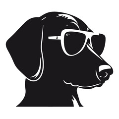 Silhouette of dachshund