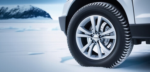 Winter tires for the car.