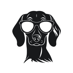 Silhouette of dachshund