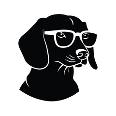 dachshund silhouette vector illustration