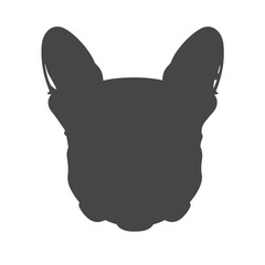Fototapeta premium French bulldog Portrait. Vector illustration.