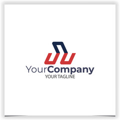 Vector arrow logo design template