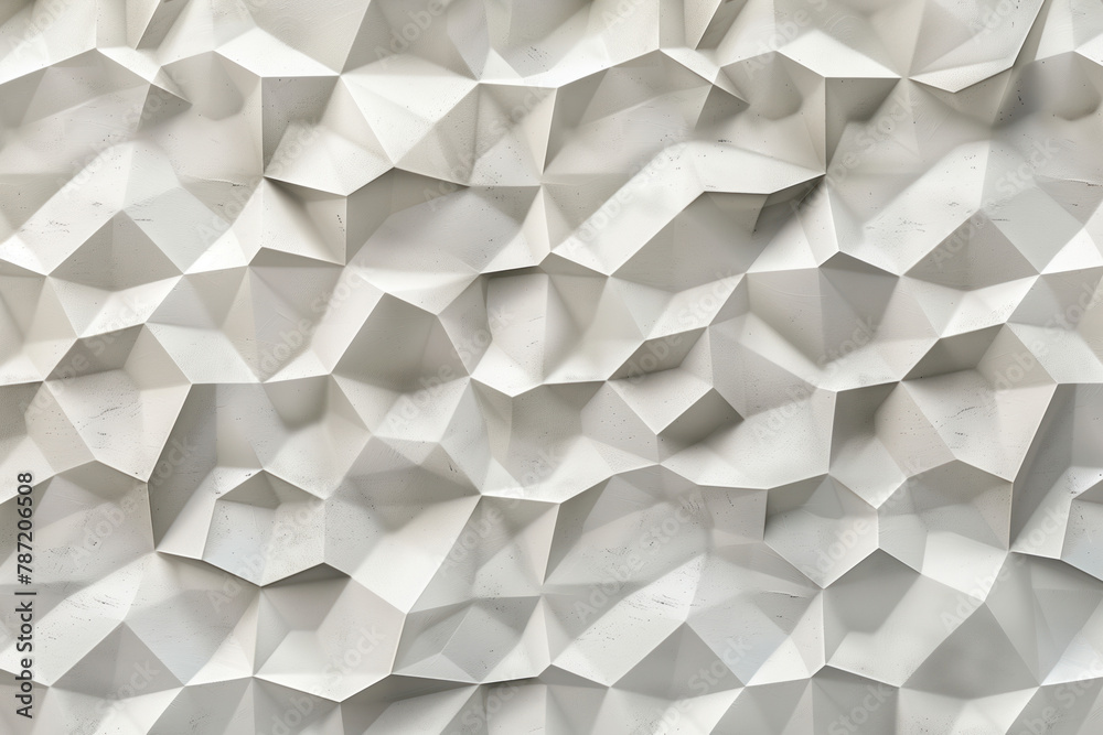 Poster sophisticated abstract irregular 3d pattern. background image. created with generative ai technology