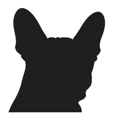 french bulldog wear sunglasses logo icon design vector illustration