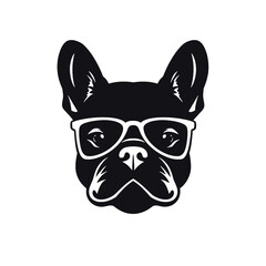 dog vector french bulldog logo icon cartoon character illustration 