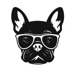 Obraz premium dog vector french bulldog logo icon cartoon character illustration 