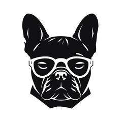 dog vector french bulldog logo icon cartoon character illustration 