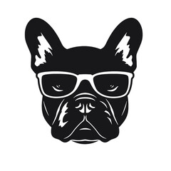 dog vector french bulldog logo icon cartoon character illustration 