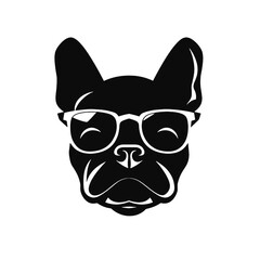 dog vector french bulldog logo icon cartoon character illustration 