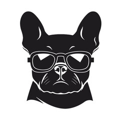 dog vector french bulldog logo icon cartoon character illustration 