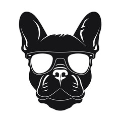 dog vector french bulldog logo icon cartoon character illustration 