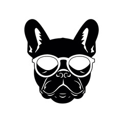 dog vector french bulldog logo icon cartoon character illustration 