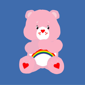 carebear toy 80s illustration