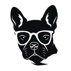 French Bulldog with sunglasses 