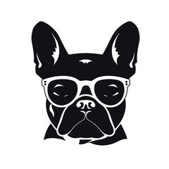 French Bulldog with sunglasses 