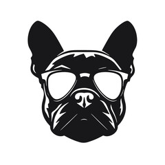 French Bulldog with sunglasses 
