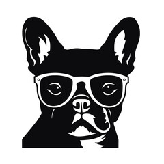French Bulldog with sunglasses