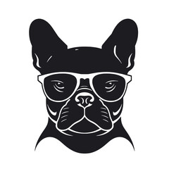 French Bulldog with sunglasses