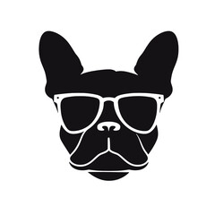 French Bulldog with sunglasses
