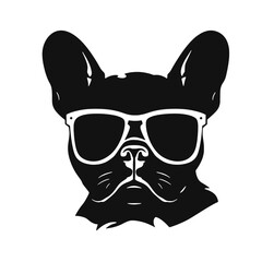 French Bulldog with sunglasses