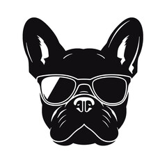 French Bulldog with sunglasses