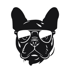 French Bulldog with sunglasses