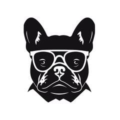 French Bulldog with sunglasses