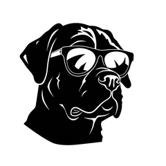 Rottweiler  silhouette