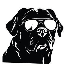 Rottweiler  silhouette