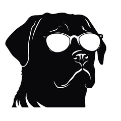 Rottweiler  silhouette