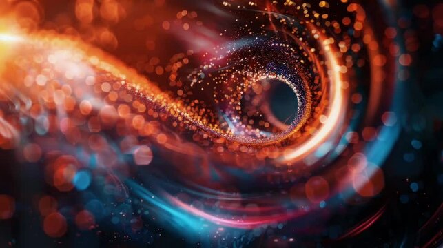 Quantum Computings Boundless Horizon A visual journey into the core of a quantum processor where particles entangle to unlock computings future Abstract quantum elegance