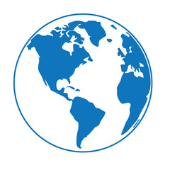 World map vector illustration isolated on white background. classic modern diseign