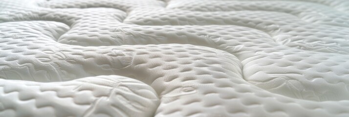 Detailed view of white mattress protection cover on a bed for enhanced search relevance