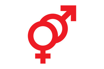 Gender symbol vector