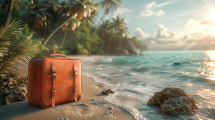 Travel vacation background concept