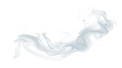 PNG isolated smoke effect, transparent background