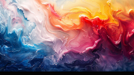 **A symphony of colors unfolds on canvas, transforming into a mesmerizing abstract background...