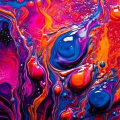 Vibrancy Painting: A Detailed Look at an Abstract Background
