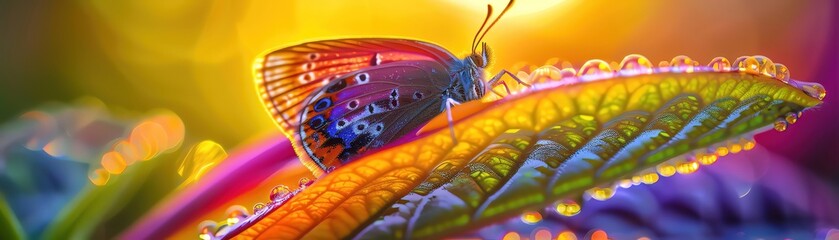 Intricate patterns on a butterfly wing, delicate and precise, are celebrated in this beautiful insect closeup